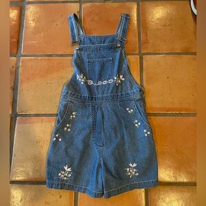 Vintage embroidered overalls